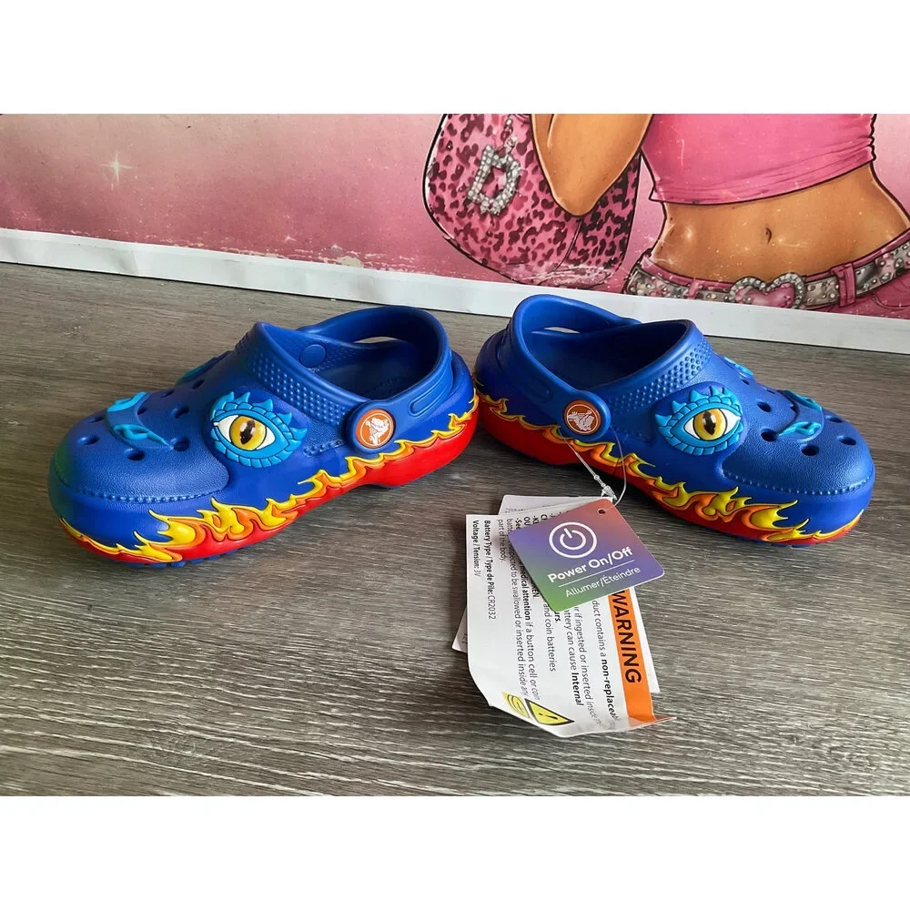 Crocs Lam Dragon Lights (Size 9 Toddler)
